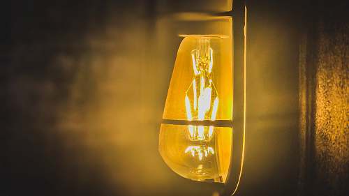 31 r103 turned-on yellow Edison light bulb hillcrest